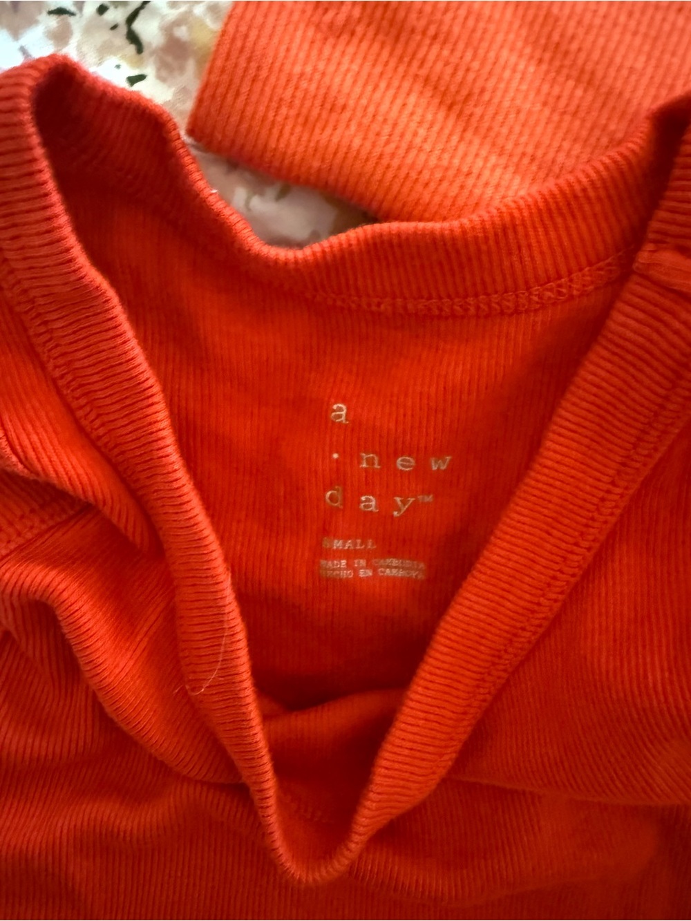 Target Women’s Red Ribbed Tank Top bundle - Picture 2 of 8